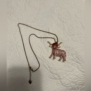 Betsey Johnson Cow Necklace